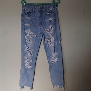 American Eagle Outfitters Ripped Light Blue  Jeans Size 6